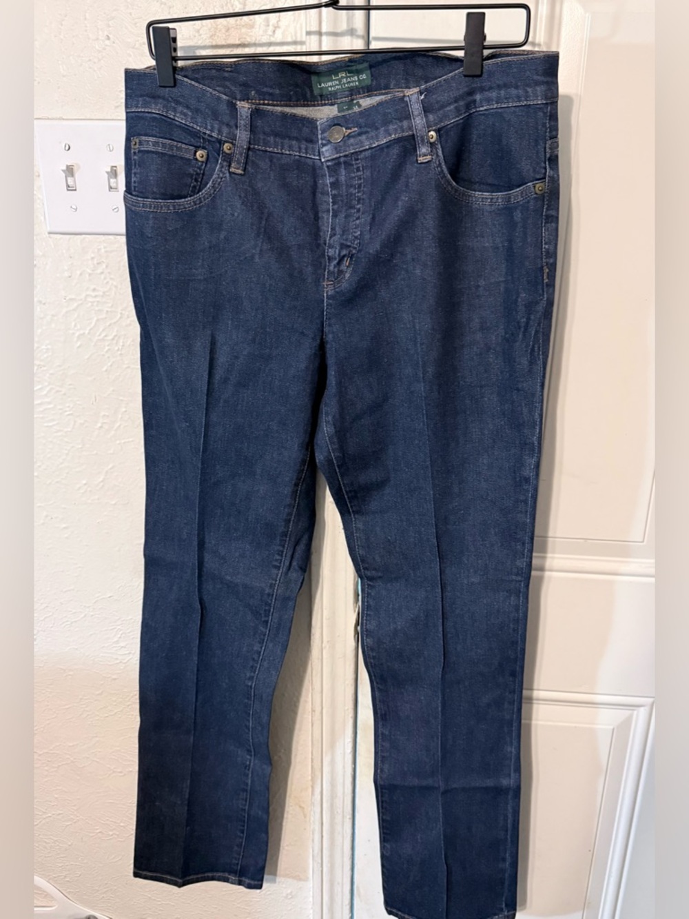 Lauren Ralph Lauren Men’s Slim Straight Dark Indigo Jeans